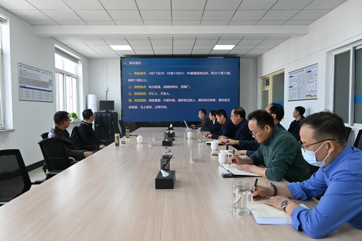 lejing.com党委副书记、董事、总经理刘晓光 赴“北三县”项目办开展极端大风天气应急部署现场检查